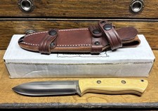 Bark River Bravo 1.25 LT Knife Rampless Paper Micarta w/ Red Liners Mosaic Pins picture