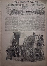 1848 THE ILLUSTRATED LONDON NEWS Saturday March 4 French Revolution picture