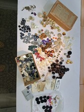 Grandma's Box of Antique, Vintage & Other Buttons picture