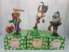 3 German Steinbach Smokers In Boxes - 1 with Music - Flower Gardener & Gatherers picture