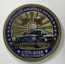 FHP Florida Highway Patrol America 250th Anniversary Challenge Coin picture
