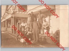 c1910 Men At Large Home House Architecture LOS ANGELES California CA RPPC Photo picture