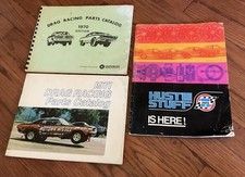 Original CHRYSLER DRAG RACING PARTS CATALOG Lot - 1970 & 1971 & Hustle Stuff picture