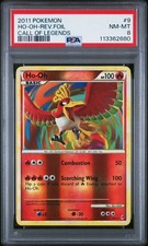 2011 Pokemon HO OH #9 - Rev Holo - Call of Legends PSA 8 - POP 84 picture