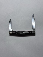VINTAGE CASE XX  6233 SMALL HALF STOCKMAN KNIFE 1976- 4 DOT picture