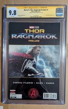 Marvel's Thor Ragnarok Prelude 3 CGC 9.8 SS Chris Hemsworth Signed Photo Variant picture
