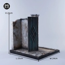 1/12 Scale MMMTOYS M2504 Ash City Corner Diorama Scene for 6