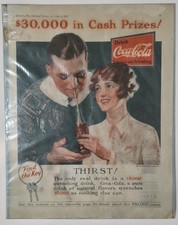 VINTAGE Cola-Cola Collier's national weekly June 1927 picture
