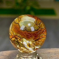 18G Natural hematoid quartz Crystal Ball Crystal Sphere Mineral Specimen picture