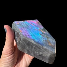 Polished Labradorite Freeform Huge XL Home Decor Premium 1lb 7.1oz (OBX055) picture