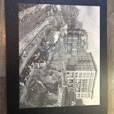 vintage photograph Print of the Seattle regrade project Dated 1907 picture