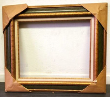 Large Wood Picture Frame 20x16 Gold Bronze 28-1/4