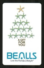 BEALLS Starfish Christmas Tree ( 2008 ) Gift Card ( $0 ) picture