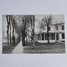 Antique Vintage RPPC Real Photograph Postcard Street Lovers Lane Worthington MN picture