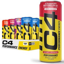 C4 Popsicle Variety Energy Drink 12 Fl Oz 12 Pack Zero Sugar 150mg Caffeine picture
