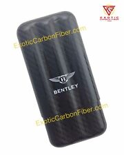 Bentley REAL Carbon Fiber 3 Finger Cigar Case 60 Ring Gauge Size picture