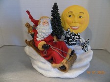 2003 Pipka Santa & The Christmas Moon Figurine #11654 - EC picture