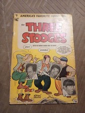 1954 St. Johns The Three Stooges #7 Golden Age Photo Cover Norman Maurer Art picture