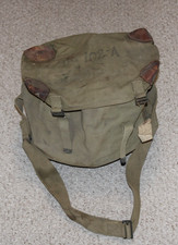 Vintage WW2 US Military Canvas Bag BG 102-A Army Green picture