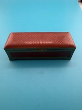 Vintage Chinese Cloisonne Enamel Brass Divided Cigarette Trinket Box CHINA picture