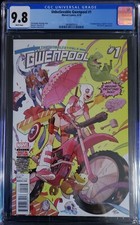 unbelievable gwenpool 1 (rare Ltd 4th wall breaking 2nd print) cgc 9.8 picture