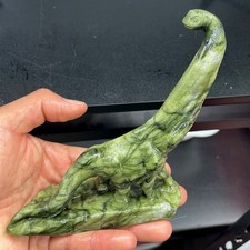 Hand-Carved Brachiosaurus Crystal Statue Spirit Dinosaur Craving Giant Decor picture