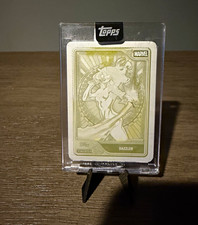 One of One🔥 2026 Topps Mint Marvel DAZZLER  Yellow Printing Plate 🔥 picture