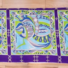 Vintage 1960s Groovy 1970s Acetate Fabric Panel 2 Yards 80in x 41in Psychedelic picture