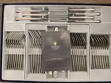 Waterford Greenwich Pattern 18/10 Stainless Flatware 47 Pieces New In Box picture