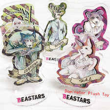 Beastars Gray Wolf Legoshi Louis Haru Acrylic Stand Figure Decorative Model picture