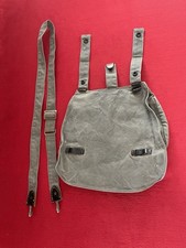 WWII GERMAN M31 Green Grey Breadbag Webbing w/ Shoulder Carry Strap WW2 Repro picture