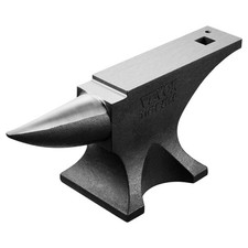 VEVOR Single Horn Anvil 110lbs Cast Steel Anvil Round Horn Anvil for Blacksmiths picture