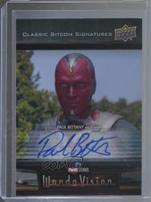 2022 Marvel Studios' WandaVision as Vision Paul Bettany #CS20-PB Auto 4et picture