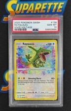 2020 Pokemon Vivid Voltage Rayquaza Amazing Rare PSA 10 138/185 picture