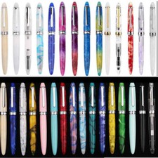 PENBBS 308 Acrylic China Fountain Pen Smooth Fine Nib 0.5mm Office Writing #B9 picture