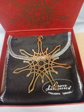 1975 MMA Sterling Silver Christmas Ornament Gold Vermeil Star picture