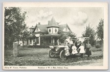 Residence W.J. Blair Dalhart TX Automobile Family c1910 Yaseen Postcard picture