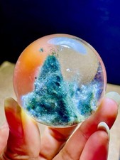 48mm Natural Garden Crystal sphere Phantom Mountain quartz polished ball Reiki picture