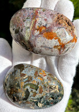 USA SALE 242g LOT OCEAN JASPER OJ PALMSTONES PALM STONES Palm Stone picture