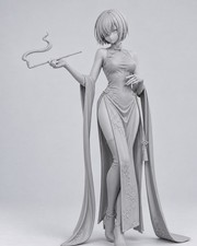 1/7 Mash Kyrielight Fate FGO Unpainted Unassembled Resin Garage Kit GK Figure picture