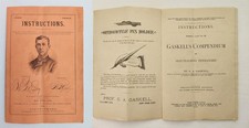 1882 antique GASKELL’S COMPENDIUM PENMANSHIP INSTRUCTION booklet pt3 calligraphy picture