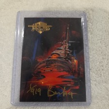 1/919 John Berkey Signed Autograph Series Two FPG 1996 Card #1 Fire Below picture