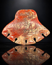 THE PORTAL WEAVERMulti-Function Ceremonial Tool Skull Calendar Crouching Being. picture