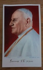 card SANTINE POPE JOHN XXIII° WITH PRAYER religious postcard icon church picture
