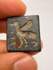 1st Century Years Old Ancient Roman   Stone Rare Carved Amulet Stamp picture
