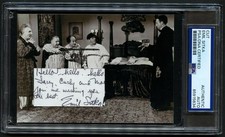 Emil Sitka signed autograph 3.5x5 Actor The Three Stooges Custom Cut PSA Slabbed picture