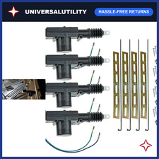Universal Car Power Door Lock Kit Actuator 12-Volt Motor (4 Pack), Door Lock Act picture