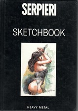Serpieri Sketch Book, by Paulo Serpieri, hardcover, 2001. picture