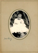 Antique Studio Portrait of Infant, 