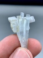 30 Ct’s Aquamarine Terminated Floater Bunch Perched On Albite - Shigar Valley picture